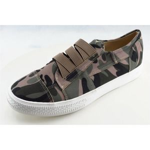 Jolima‎ Women Sz 10 M Green Elastic Fashion Sneakers Fabric Shoe